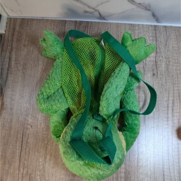 Green Frog Silly Sacs Backpack With Adjustable Straps & Mesh Pockets For Kids - Picture 3 of 9